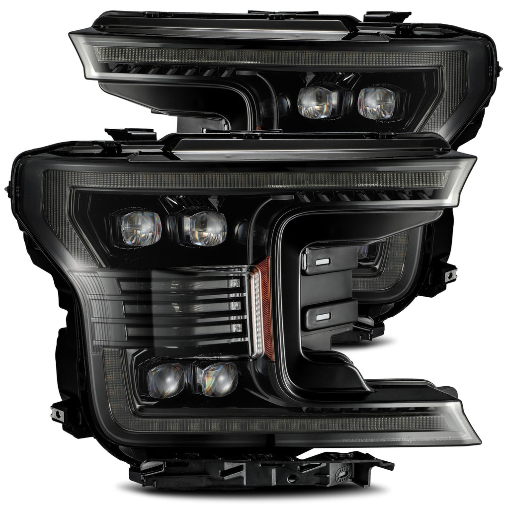AlphaRex 880165 LED Projector Headlights in Alpha- Black for Select Ford F-150