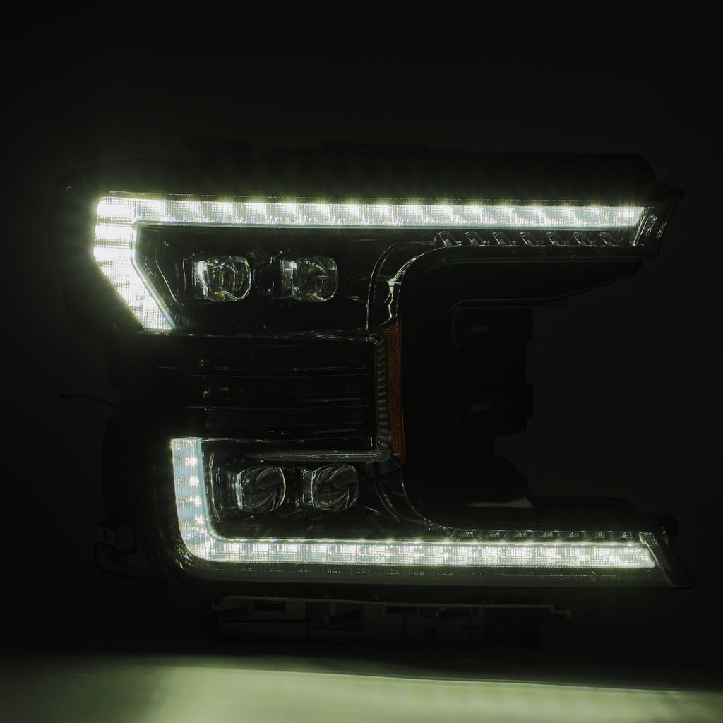 AlphaRex 880165 LED Projector Headlights in Alpha- Black for Select Ford F-150