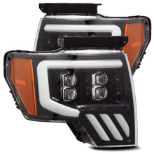 Load image into Gallery viewer, AlphaRex 880190 LED Projector Headlights Plank Style Design Gloss Black for Select Ford F-150