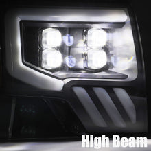 Load image into Gallery viewer, AlphaRex 880190 LED Projector Headlights Plank Style Design Gloss Black for Select Ford F-150