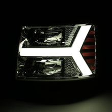 Load image into Gallery viewer, AlphaRex 880204 Projector Headlights Plank Style Design Chrome for Select Chevrolet Silverado 1500, Chevrolet Silverado 2500, Chevrolet Silverado 3500, Chevrolet Silverado HD