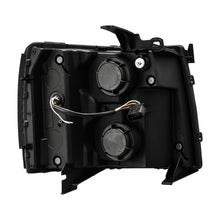 Load image into Gallery viewer, AlphaRex 880205 Projector Headlights Plank Style Design Black for Select Chevrolet Silverado 1500, Chevrolet Silverado 2500, Chevrolet Silverado 3500, Chevrolet Silverado HD