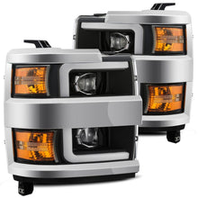 Load image into Gallery viewer, AlphaRex 880224 Projector Headlights Black for Select Chevrolet Silverado 2500, Chevrolet Silverado HD, Chevrolet Silverado 3500, Chevrolet Silverado HD