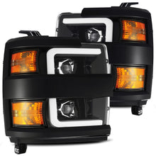 Load image into Gallery viewer, AlphaRex 880226 Projector Headlights Jet Black for Select Chevrolet Silverado 2500, Chevrolet Silverado HD, Chevrolet Silverado 3500, Chevrolet Silverado HD