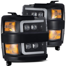 Load image into Gallery viewer, AlphaRex 880229 LED Projector Headlights in Jet Black for Select Chevrolet Silverado 2500, Chevrolet Silverado HD, Chevrolet Silverado 3500, Chevrolet Silverado HD
