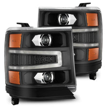 Load image into Gallery viewer, AlphaRex 880234 Projector Headlights Black for Select Chevrolet Silverado