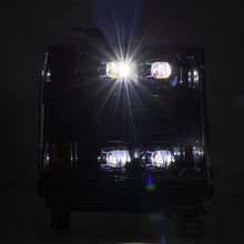 Load image into Gallery viewer, AlphaRex 880236 LED Projector Headlights in Alpha-Black for Select Chevrolet Silverado