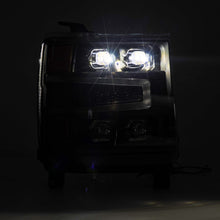 Load image into Gallery viewer, AlphaRex 880237 LED Projector Headlights in Black for Select Chevrolet Silverado