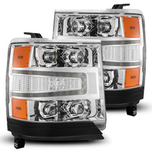 Load image into Gallery viewer, AlphaRex 880238 LED Projector Headlights in Chrome for Select Chevrolet Silverado