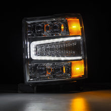 Load image into Gallery viewer, AlphaRex 880240 LED Projector Headlights in Chrome for Select Chevrolet Silverado