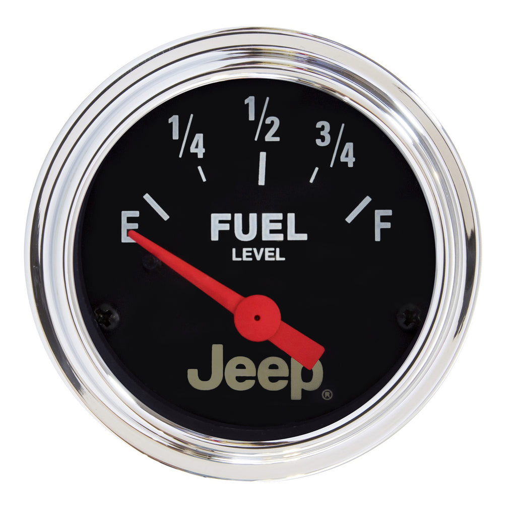 AutoMeter 880243 GAUGE, FUEL LEVEL, 2 1/16", 0OE TO 90OF, ELEC, JEEP