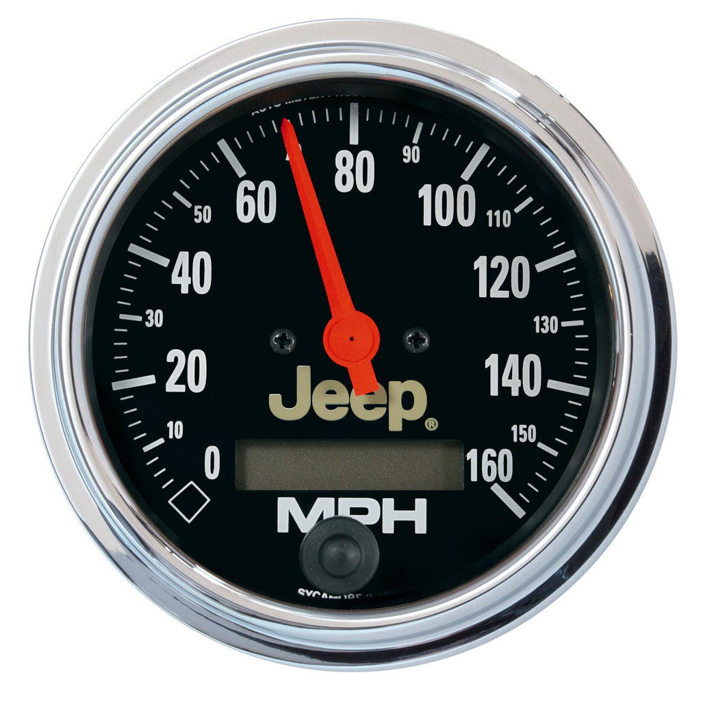 AutoMeter 7040 DIR FIT DSH KT, WRANGLER (YJ) 87-96, TACH/MPH/FUEL/OILP/WTMP/VOLT/TRANS, JEEP for Select Jeep Wrangler
