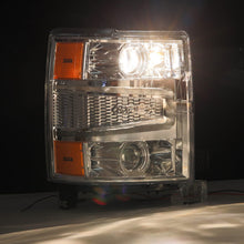 Load image into Gallery viewer, AlphaRex 880246 Projector Headlights Black for Select Chevrolet Silverado