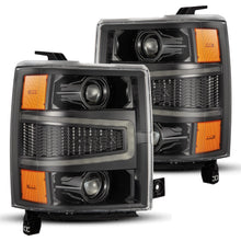 Load image into Gallery viewer, AlphaRex 880247 Projector Headlights Alpha-Black for Select Chevrolet Silverado