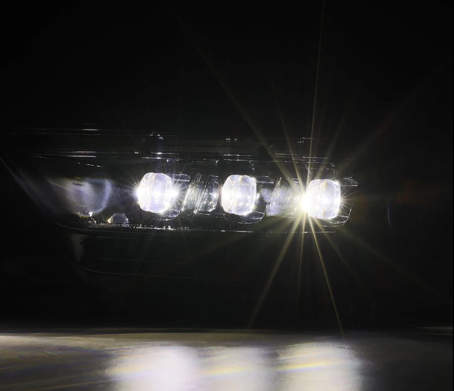 AlphaRex 880261 Projector Headlights Alpha-Black for Select Ford Mustang