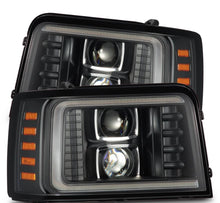 Load image into Gallery viewer, AlphaRex 880266 Projector Headlights Plank Style Design Black for Select Ford Bronco, Ford F-150, Ford F-250, Ford F-350