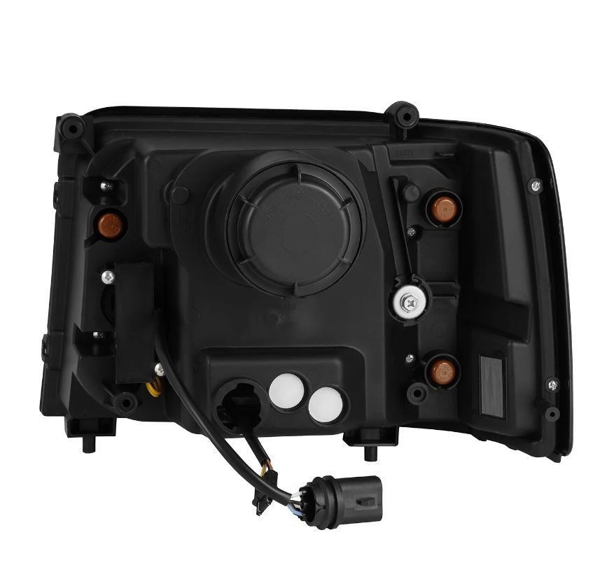 AlphaRex 880269 Projector Headlights Alpha Black for Select Ford Bronco, Ford F-150, Ford F-250, Ford F-350