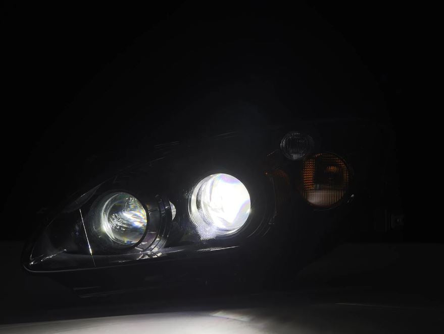 AlphaRex 880270 Projector Headlights Alpha-Black for Select Honda S2000