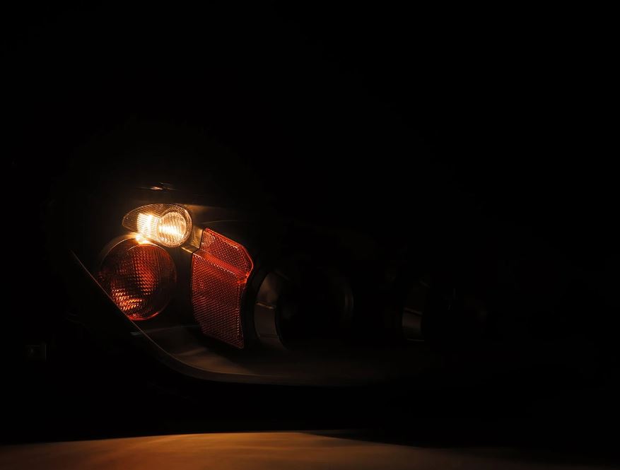 AlphaRex 880271 Projector Headlights Black for Select Honda S2000