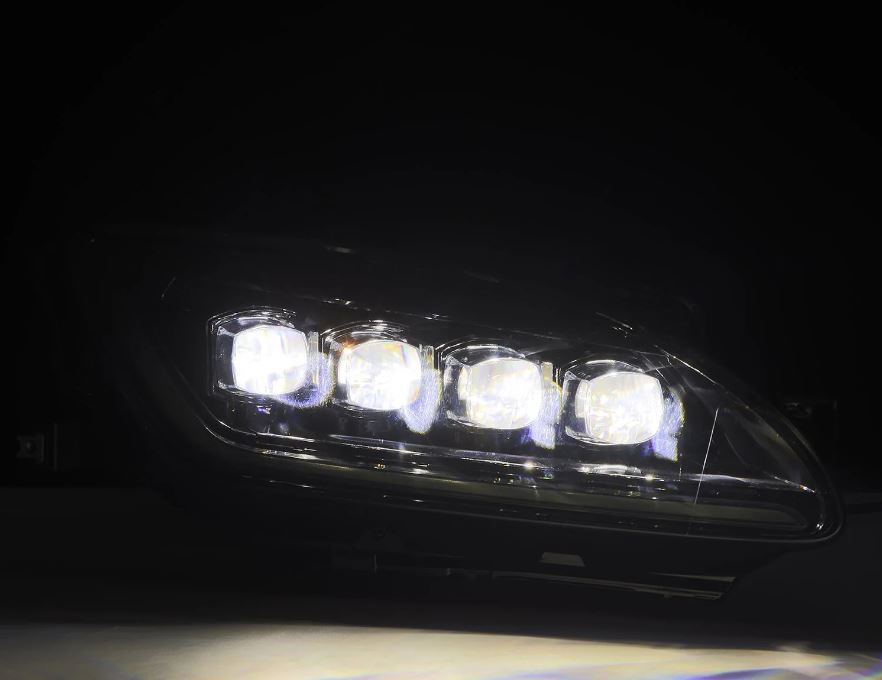 AlphaRex 880272 Projector Headlights Alpha-Black for Select Honda S2000