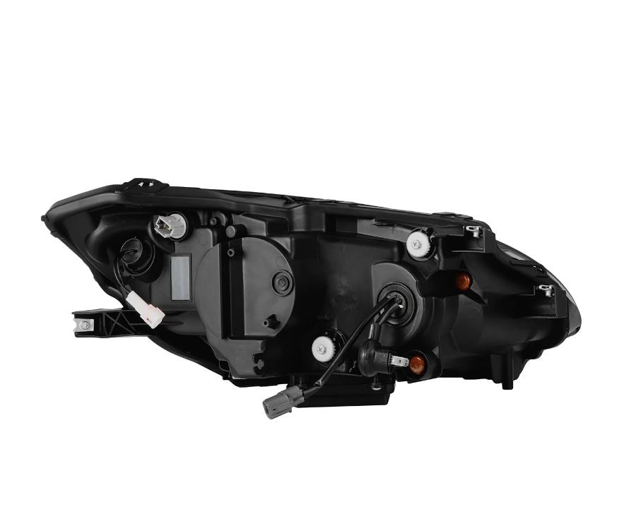 AlphaRex 880273 Projector Headlights Black for Select Honda S2000