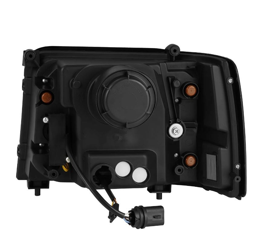 AlphaRex 880299 Projector Headlights Black for Select Ford Bronco, Ford F-150, Ford F-250, Ford F-350