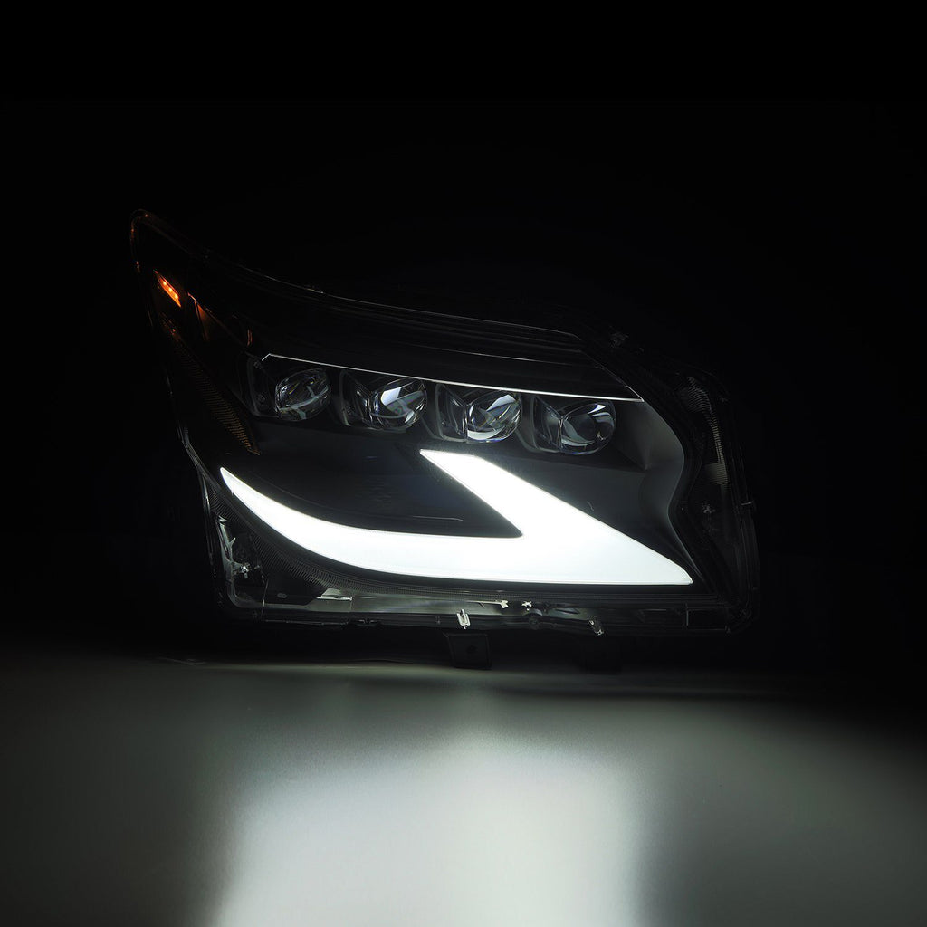 AlphaRex 880300 LED Projector Headlights in Black for Select Lexus GX460