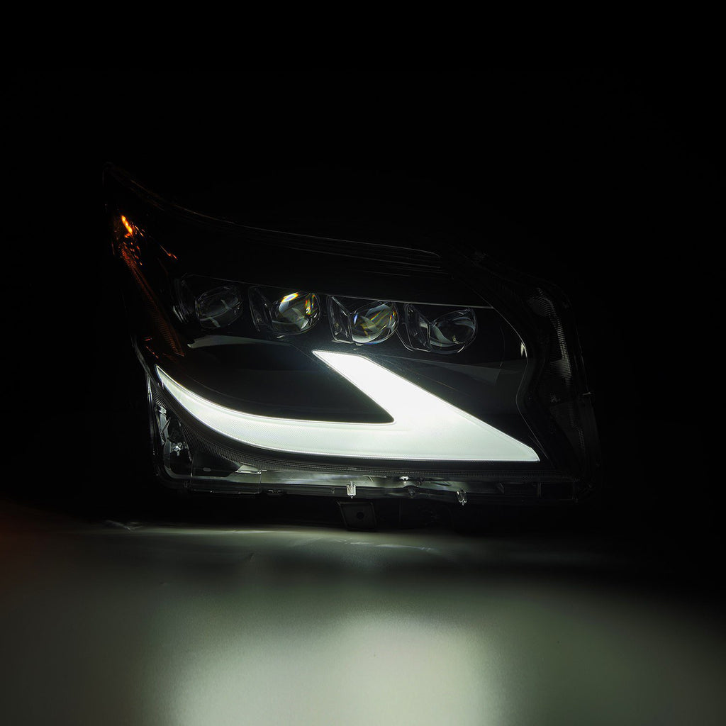 AlphaRex 880301 LED Projector Headlights in Alpha-Black for Select Lexus GX460