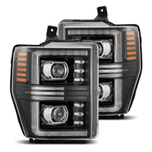 Load image into Gallery viewer, AlphaRex 880308 Projector Headlights Black for Select Ford F-250 Super Duty, Ford F-350 Super Duty, Ford F-450 Super Duty, Ford F-550 Super Duty