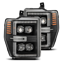Load image into Gallery viewer, AlphaRex 880310 LED Projector Headlights in Black for Select Ford F-250 Super Duty, Ford F-350 Super Duty, Ford F-450 Super Duty, Ford F-550 Super Duty