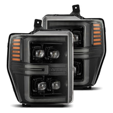 Load image into Gallery viewer, AlphaRex 880311 LED Projector Headlights in Alpha-Black for Select Ford F-250 Super Duty, Ford F-350 Super Duty, Ford F-450 Super Duty, Ford F-550 Super Duty