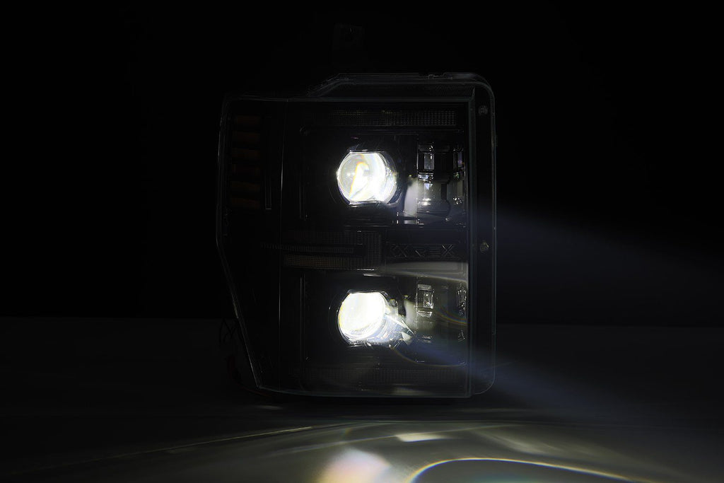 AlphaRex 880313 LED Projector Headlights in Alpha-Black for Select Ford F-250 Super Duty, Ford F-350 Super Duty, Ford F-450 Super Duty, Ford F-550 Super Duty
