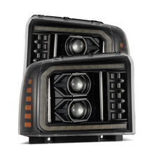 Load image into Gallery viewer, AlphaRex 880314 Projector Headlights Alpha-Black for Select Ford F-250 Super Duty, Ford F-350 Super Duty, Ford F-450 Super Duty, Ford F-550 Super Duty