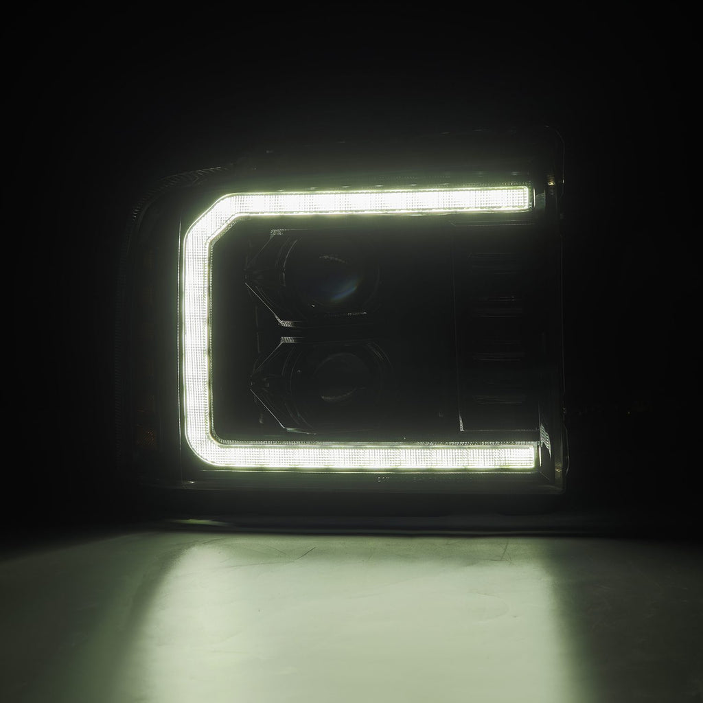 AlphaRex 880316 Projector Headlights Alpha-Black for Select Ford F-250 Super Duty, Ford F-350 Super Duty, Ford F-450 Super Duty, Ford F-550 Super Duty