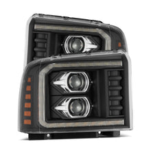 Load image into Gallery viewer, AlphaRex 880317 Projector Headlights Black for Select Ford F-250 Super Duty, Ford F-350 Super Duty, Ford F-450 Super Duty, Ford F-550 Super Duty