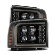 Load image into Gallery viewer, AlphaRex 880318 Projector Headlights Alpha-Black for Select Ford F-250 Super Duty, Ford F-350 Super Duty, Ford F-450 Super Duty, Ford F-550 Super Duty