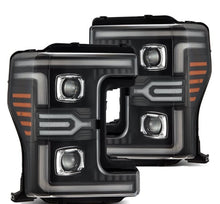 Load image into Gallery viewer, AlphaRex 880323 Projector Headlights Black for Select Ford F-250 Super Duty, Ford F-350 Super Duty, Ford F-450 Super Duty, Ford F-550 Super Duty