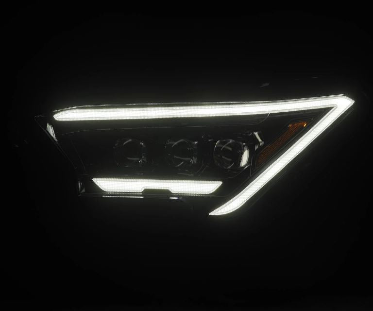 AlphaRex 880326 Projector Headlights Alpha-Black for Select Toyota Tacoma