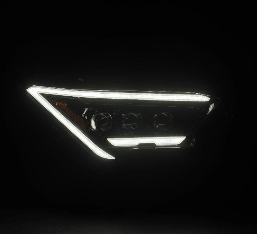 AlphaRex 880327 Projector Headlights Black for Select Toyota Tacoma