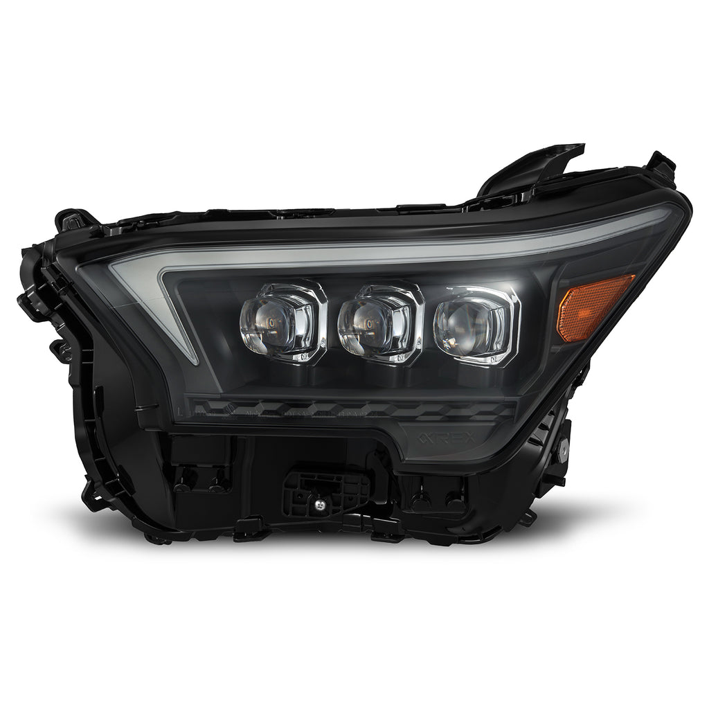 AlphaRex 880333 Projector Headlights Black for Select Toyota 4Runner, Toyota Tacoma