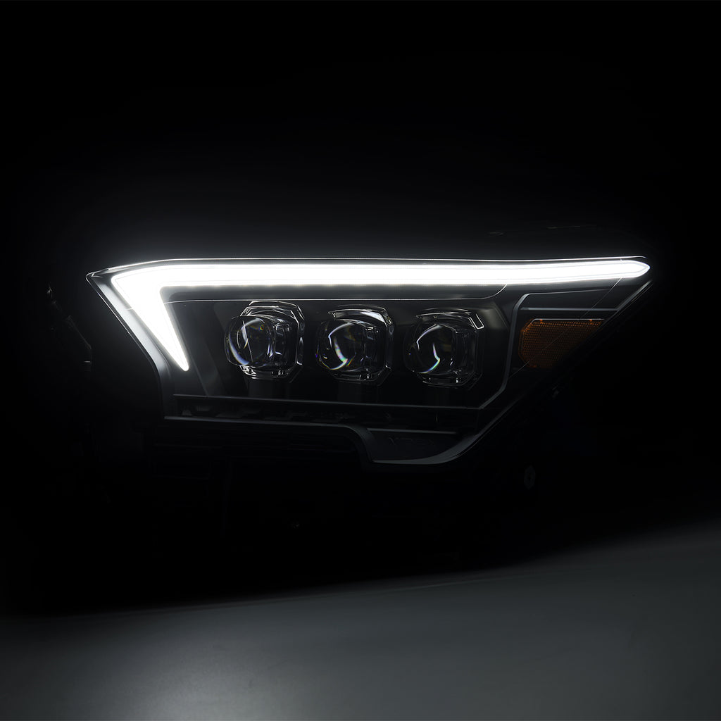 AlphaRex 880333 Projector Headlights Black for Select Toyota 4Runner, Toyota Tacoma