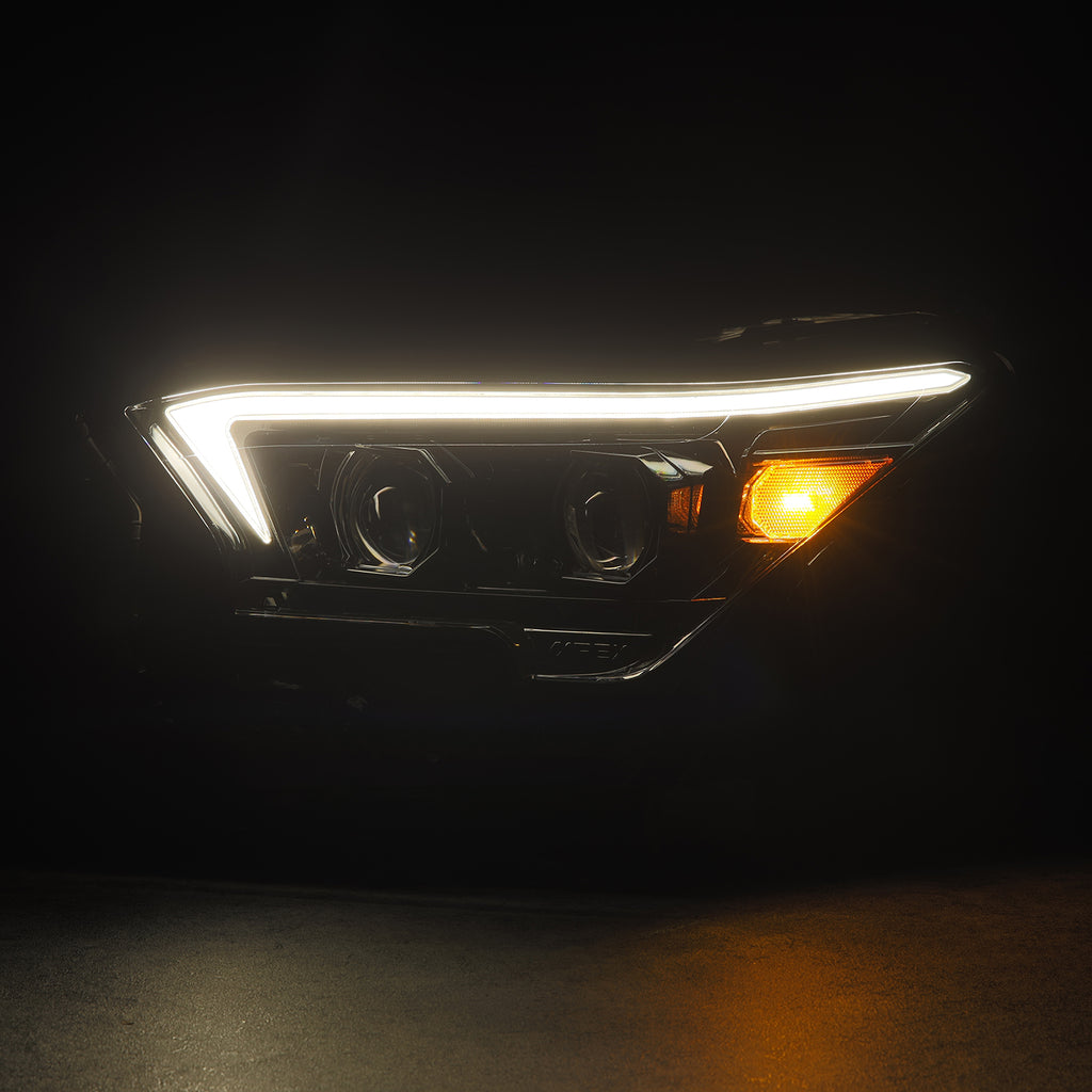 AlphaRex 880334 Projector Headlights Alpha-Black for Select Toyota 4Runner, Toyota Tacoma