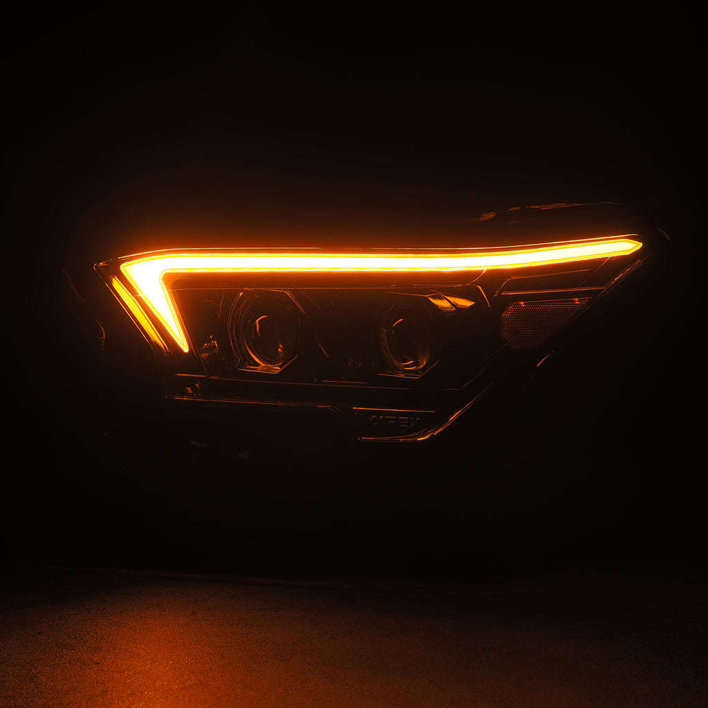 AlphaRex 880334 Projector Headlights Alpha-Black for Select Toyota 4Runner, Toyota Tacoma