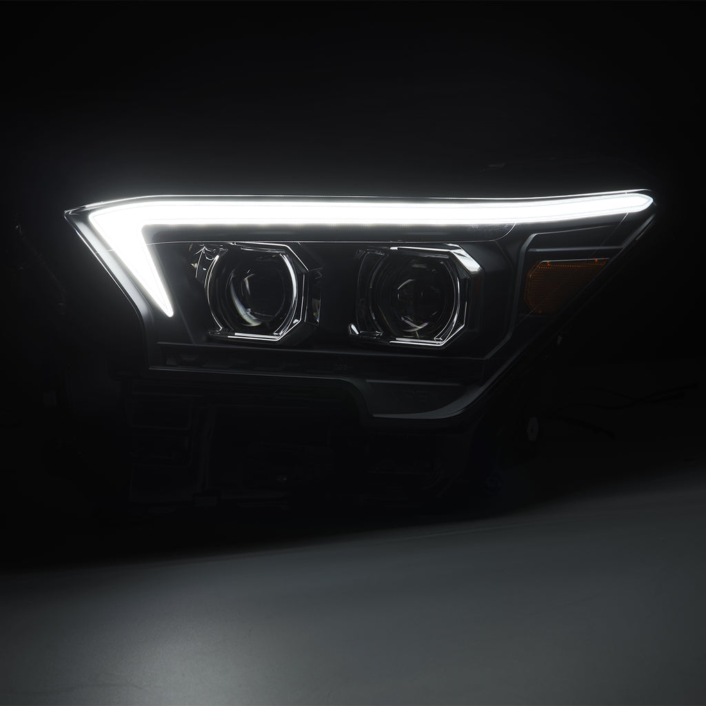 AlphaRex 880335 Projector Headlights Black for Select Toyota 4Runner, Toyota Tacoma