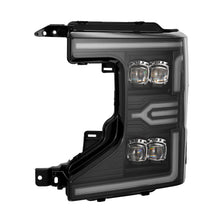 Load image into Gallery viewer, AlphaRex 880338 Projector Headlights Alpha Black for Select Ford F-250 Super Duty, Ford F-350 Super Duty, Ford F-450 Super Duty, Ford F-550 Super Duty