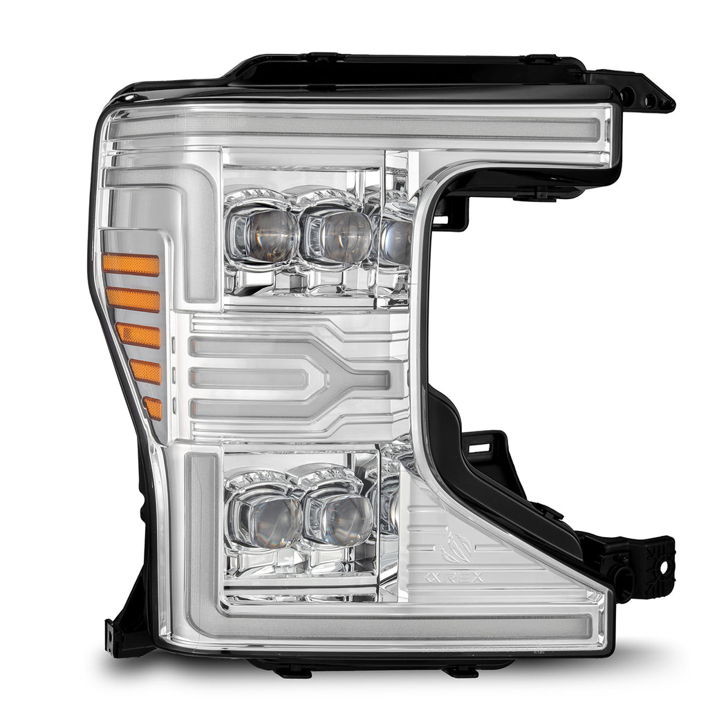AlphaRex 880339 Projector Headlights Chrome for Select Ford F-250 Super Duty, Ford F-350 Super Duty, Ford F-450 Super Duty, Ford F-550 Super Duty