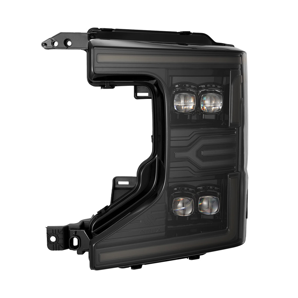 AlphaRex 880340 Projector Headlights Black for Select Ford F-250 Super Duty, Ford F-350 Super Duty, Ford F-450 Super Duty, Ford F-550 Super Duty