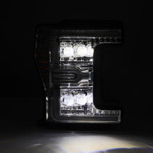 Load image into Gallery viewer, AlphaRex 880347 Projector Headlights Chrome for Select Ford F-250 Super Duty, Ford F-350 Super Duty, Ford F-450 Super Duty, Ford F-550 Super Duty