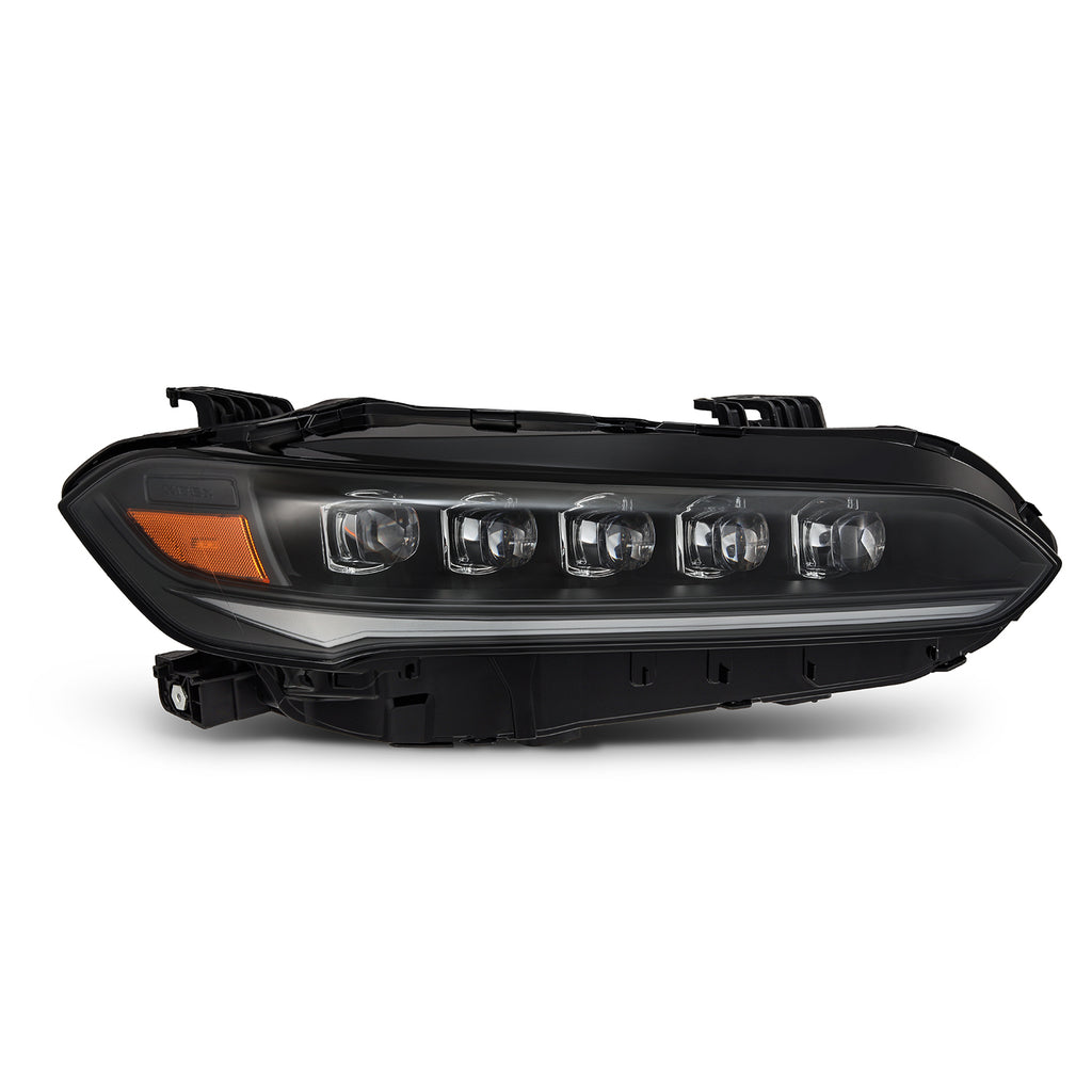 AlphaRex 880348 Projector Headlights Black for Select Honda Civic