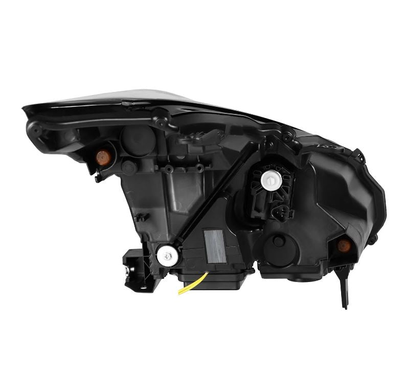 AlphaRex 880359 Projector Headlights Black for Select Nissan GT-R
